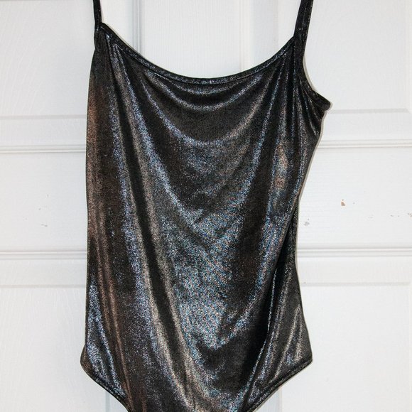 American Apparel Sparkle Thong Bodysuit - Picture 1 of 2